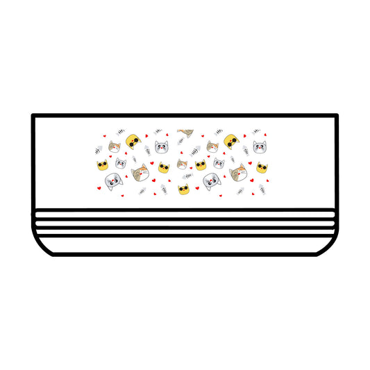 Cute Cat Pattern Pet Bowl - 18oz Dog and Cat Dish, Perfect for Pet Lovers