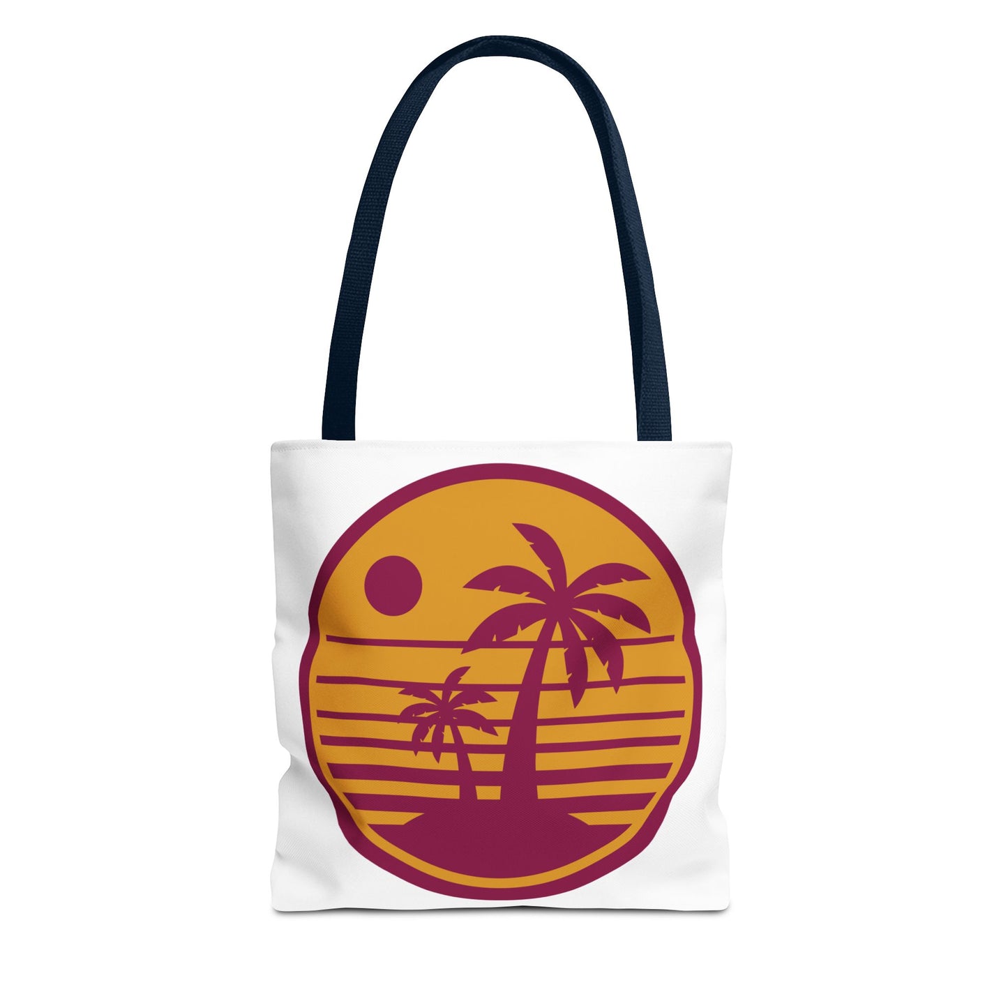 Tropical Sunset Tote Bag featuring Palm Trees - Vacation Carryall, Beach Essentials, Eco-Friendly Shopping Bags, Summer Accessories, [...]