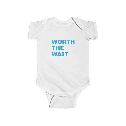 Worth the Wait Baby Bodysuit - Cute Infant Outfit with Star Design