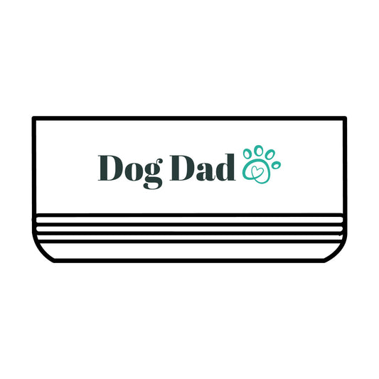 Personalized Dog Dad Pet Bowl - 18oz Dog Bowl for Pet Lovers