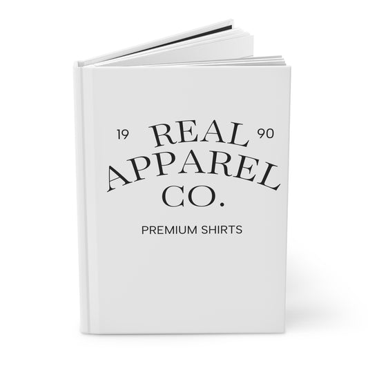 Premium Matte Hardcover Journal - Real Apparel Co. Design